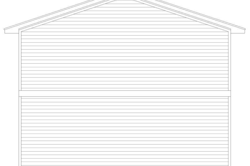 Architectural House Design - Exterior - Rear Elevation for Traditional House Plan #932-684, 1 bath