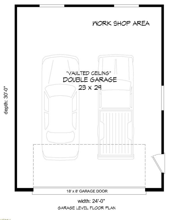 Contemporary Floor Plan - Main Floor Plan #932-117