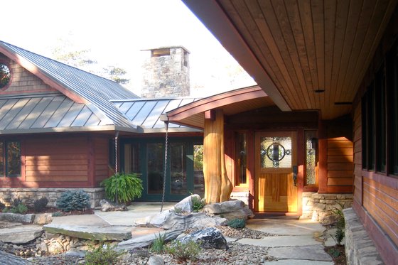 Exterior - Front Elevation 2 for Craftsman House Plan #454-14 - 4 bed, 4.5 bath