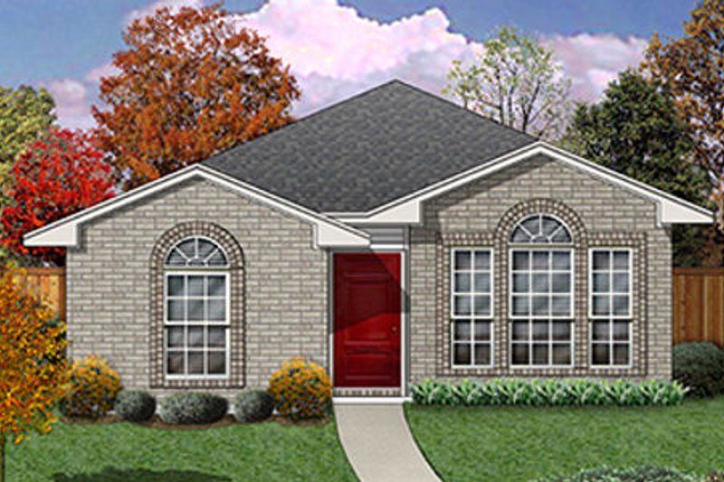 Traditional Style House Plan - 3 Beds 2 Baths 1385 Sq/Ft Plan #84-305