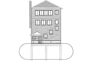 Bungalow Exterior - Front Elevation Plan #117-800