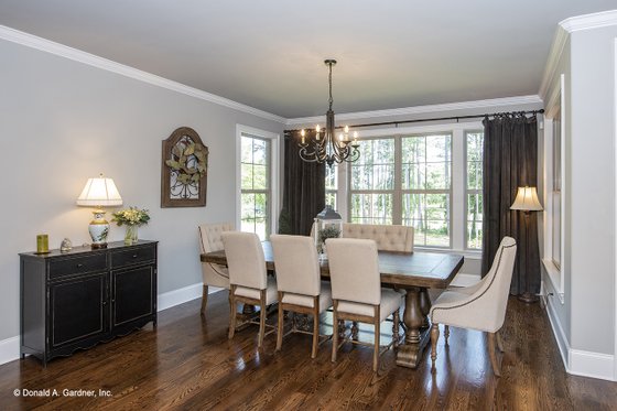 Interior - Dining Room for Ranch House Plan #929-1007 - 4 bed, 4 bath