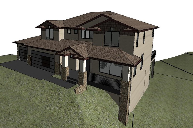 House Plan Design - Exterior - Other Elevation for Traditional House Plan #1066-185 - 4 bed, 2.5 bath