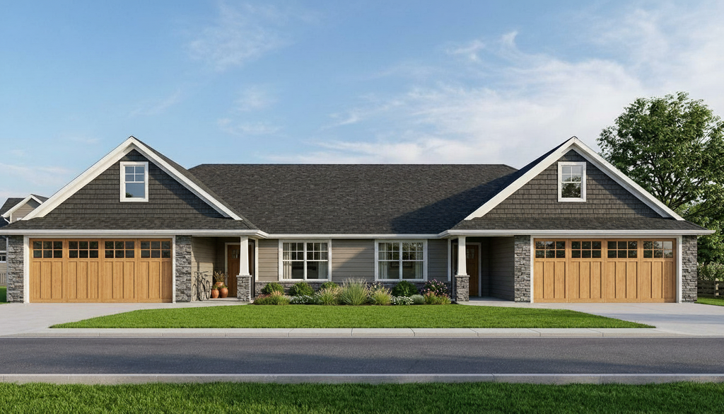 Exterior - Front Elevation 2 for Craftsman House Plan #1064-38 - 3 bed, 2 bath