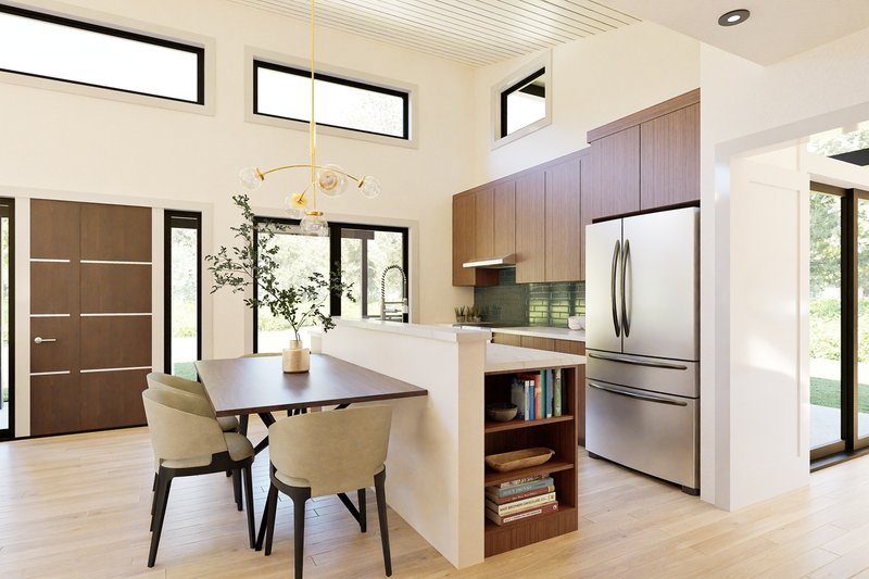 Architectural House Design - Interior - Kitchen for Modern House Plan #1105-14 - 2 bed, 1 bath