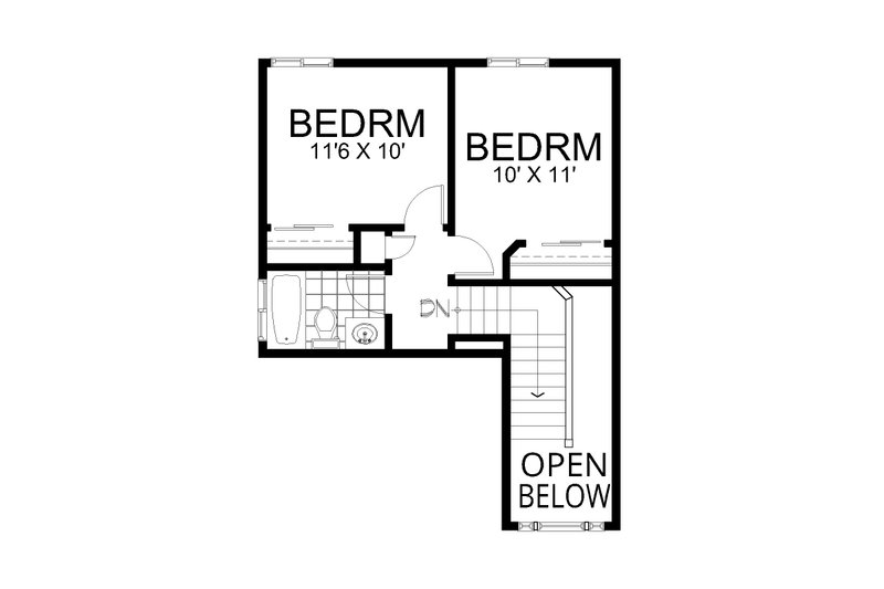 Dream House Plan - Floor Plan - Upper Floor for European House Plan #112-316 - 4 bed, 3.5 bath