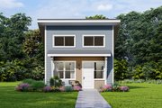 Modern Style House Plan - 1 Beds 1 Baths 560 Sq/Ft Plan #124-1361 