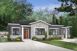 House Design - Craftsman Exterior - Front Elevation Plan #23-2882