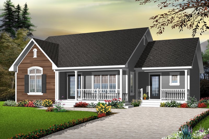 House Design - Cottage Exterior - Front Elevation Plan #23-2279