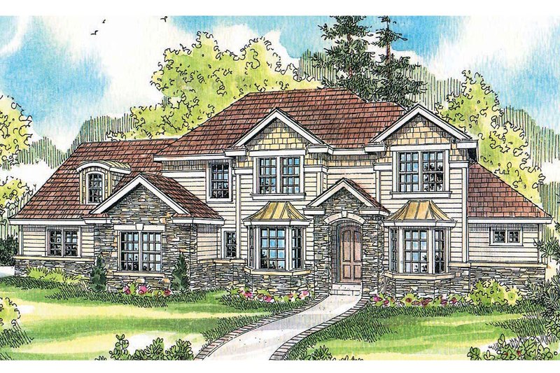 Dream House Plan - Traditional Exterior - Front Elevation Plan #124-685