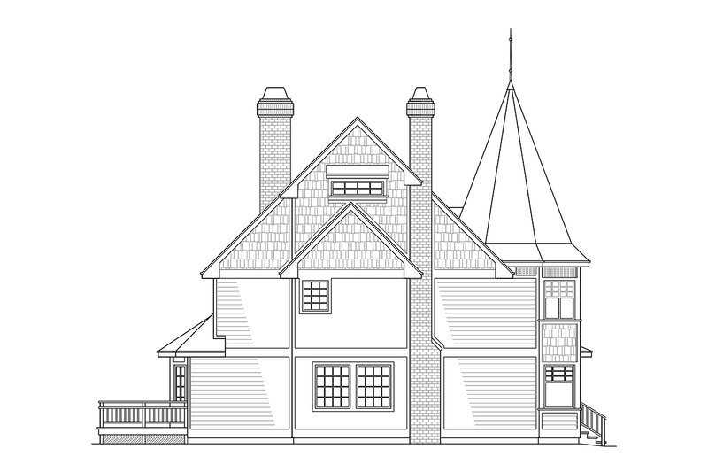 House Plan Design - Exterior - Other Elevation for Farmhouse House Plan #124-113 - 3 bed, 2.5 bath