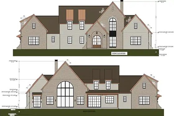 Exterior - Other Elevation 5 for Modern House Plan #1116-54 - 4 bed, 4.5 bath