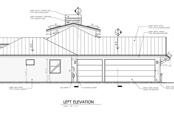 Exterior - Other Elevation for Modern House Plan #1110-25 - 4 bed, 3.5 bath