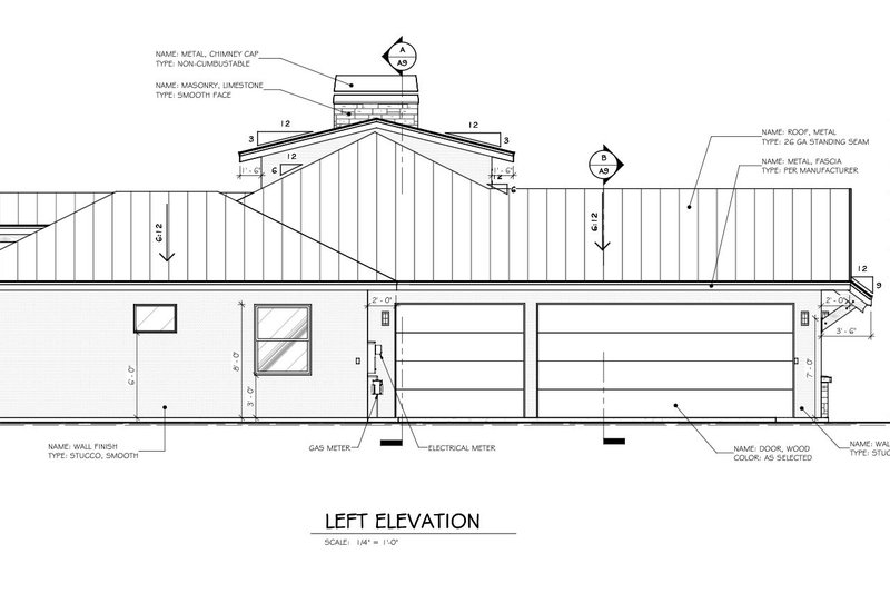 Home Plan - Exterior - Other Elevation for Modern House Plan #1110-25 - 4 bed, 3.5 bath