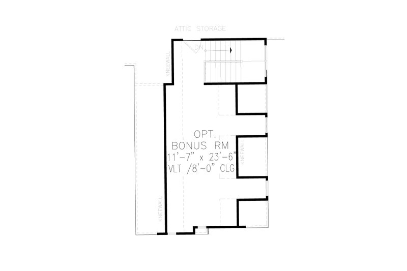 Home Plan - Floor Plan - Upper Floor for Farmhouse House Plan #54-394 - 3 bed, 2.5 bath