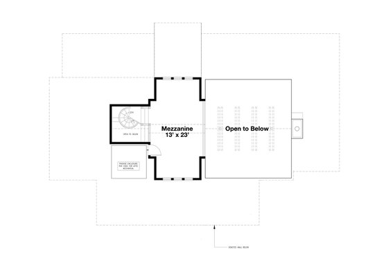 Floor Plan - Other Floor for Beach House Plan #443-13 - 4 bed, 4.5 bath