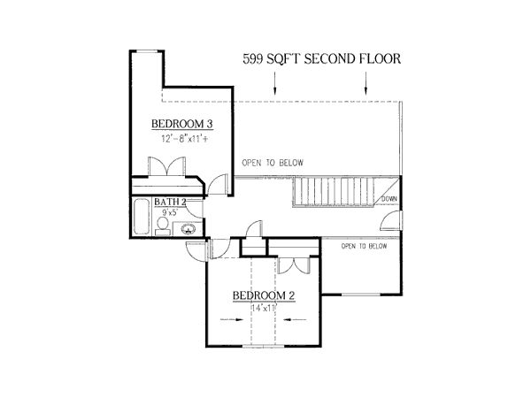 Dream House Plan - European Floor Plan - Upper Floor Plan #437-4