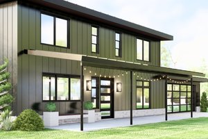 Exterior - Other Elevation 3 for Barndominium House Plan #1064-372 - 3 bed, 3 bath
