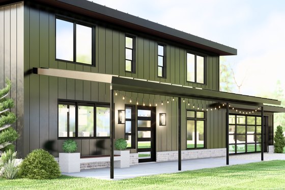 Exterior - Other Elevation 3 for Barndominium House Plan #1064-372 - 3 bed, 3 bath
