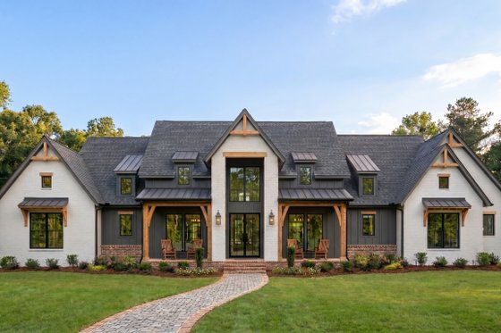 Exterior - Front Elevation 4 for Farmhouse House Plan #1074-133 - 4 bed, 3.5 bath