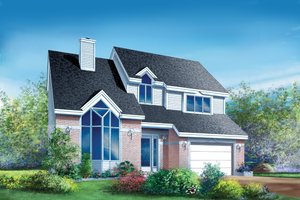 Traditional Exterior - Front Elevation Plan #25-2203