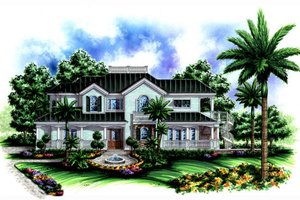 Traditional Exterior - Front Elevation Plan #27-409