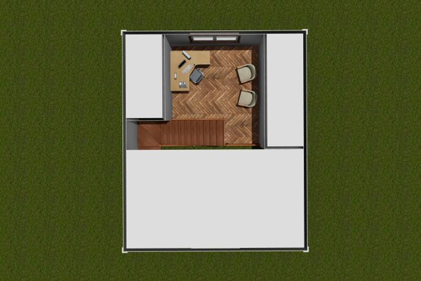 House Blueprint - Cottage Floor Plan - Upper Floor Plan #513-2243