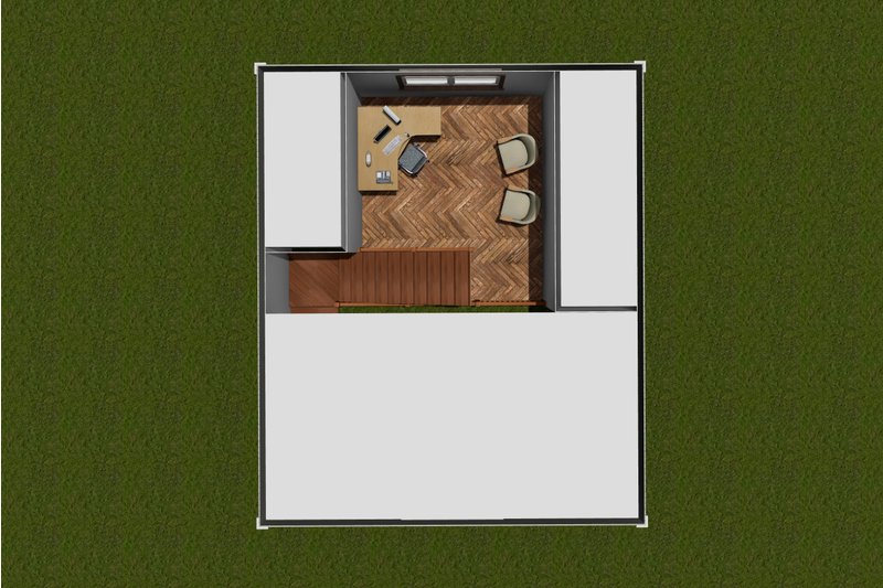Home Plan - Floor Plan - Upper Floor for Cottage House Plan #513-2243 - 1 bed, 1 bath