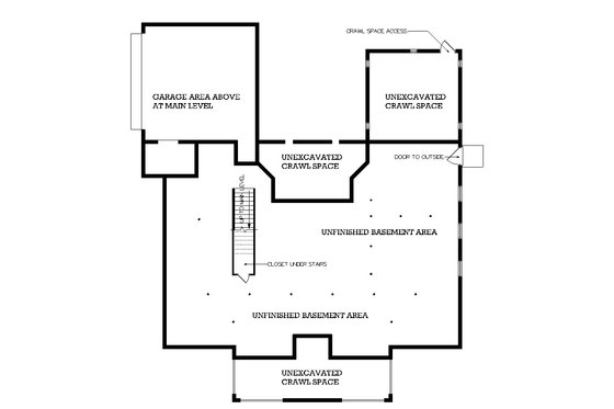Floor Plan - Other Floor 1 for Country House Plan #45-147 - 3 bed, 2.5 bath