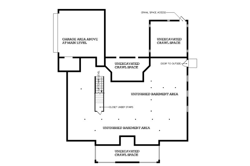 Home Plan - Floor Plan - Other Floor 1 for Country House Plan #45-147 - 3 bed, 2.5 bath