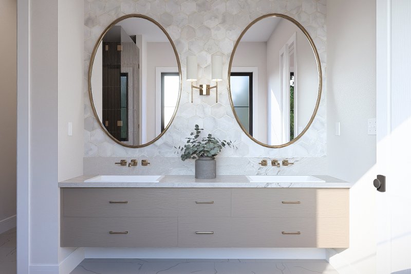 Architectural House Design - Interior - Master Bathroom for Cottage House Plan #455-797 - 3 bed, 3 bath