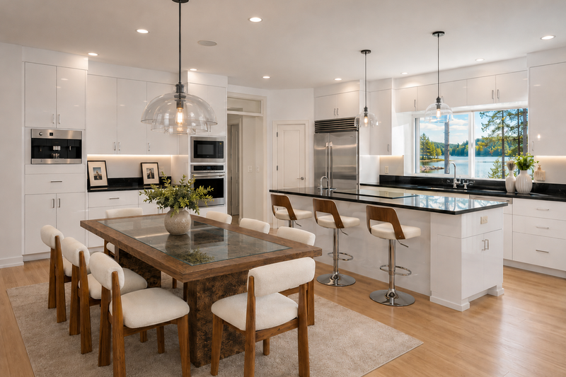 House Blueprint - Interior - Kitchen for Prairie House Plan #928-38 - 3 bed, 3 bath