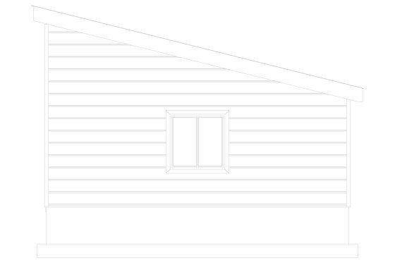 Exterior - Other Elevation 1 for Modern House Plan #1060-229, 0 bath