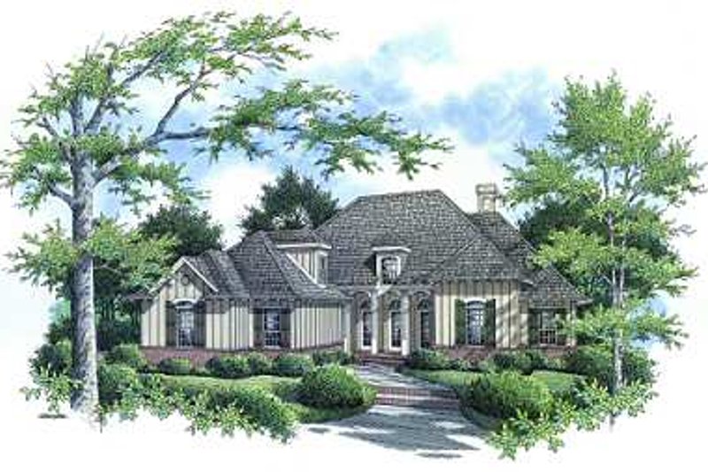 Home Plan - Traditional Exterior - Front Elevation Plan #45-292