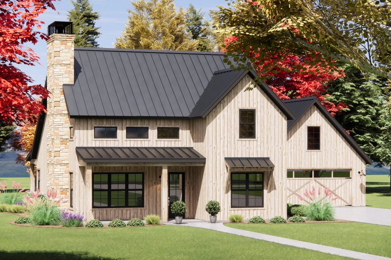 House Plan Design - Exterior - Front Elevation 6 for Farmhouse House Plan #1096-155 - 3 bed, 2.5 bath