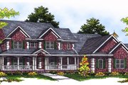 Country Style House Plan - 5 Beds 3.5 Baths 4025 Sq/Ft Plan #70-543 