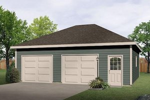 Traditional Exterior - Front Elevation Plan #22-553