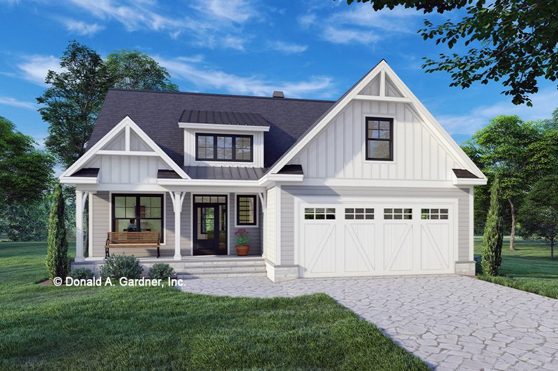 Architectural House Design - Cottage Exterior - Front Elevation Plan #929-1137