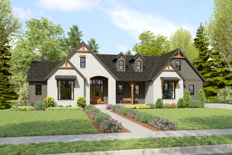 Dream House Plan - Exterior - Front Elevation 3 for Country House Plan #48-1142 - 4 bed, 2.5 bath