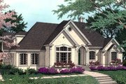 European Style House Plan - 4 Beds 3.5 Baths 2830 Sq/Ft Plan #406-114 