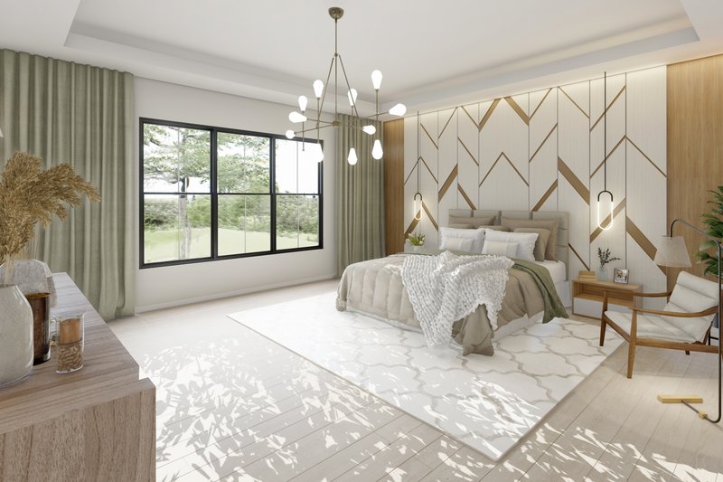 House Design - Interior - Master Bedroom for Craftsman House Plan #1064-273 - 5 bed, 5 bath