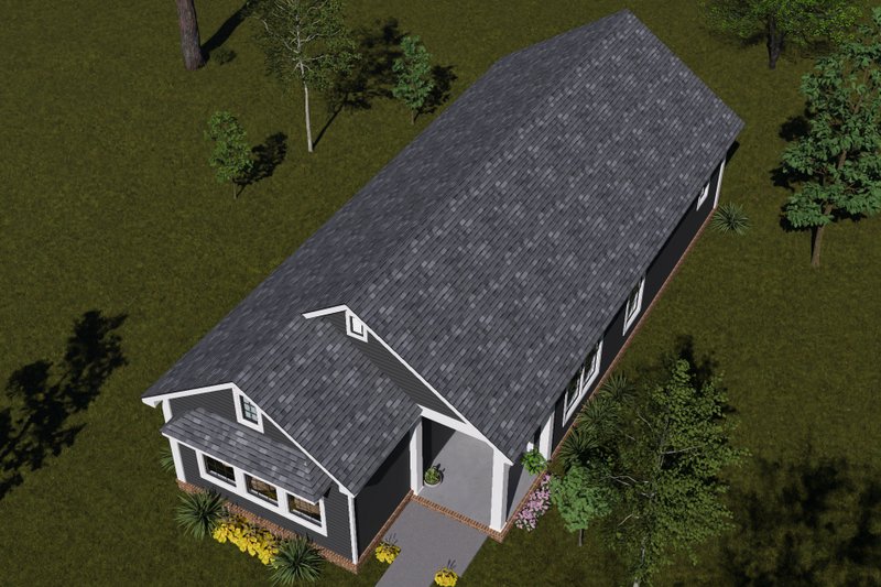 Dream House Plan - Exterior - Other Elevation 3 for Cottage House Plan #513-2441 - 2 bed, 2 bath
