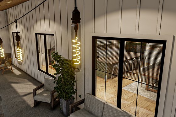 Exterior - Other Elevation 7 for Barndominium House Plan #455-250 - 4 bed, 3.5 bath