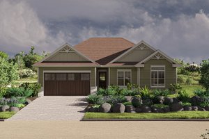 Traditional Exterior - Front Elevation Plan #455-82