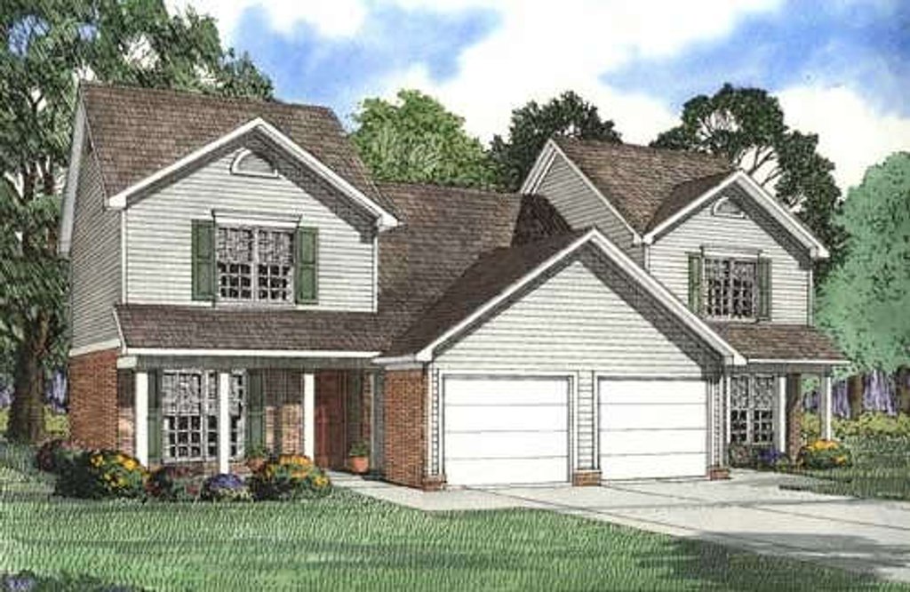 Traditional Style House Plan - 3 Beds 2.5 Baths 2502 Sq/Ft Plan #17