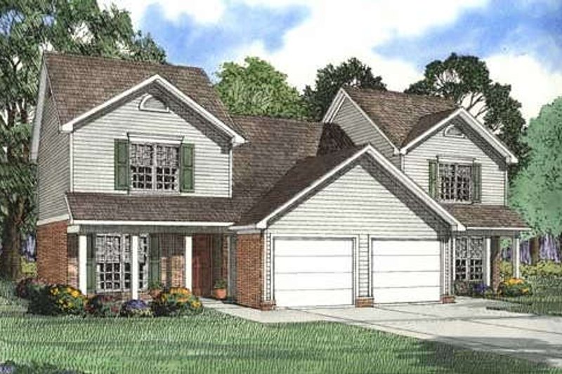House Plan Design - Traditional Exterior - Front Elevation Plan #17-2012