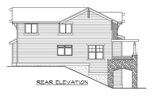 Exterior - Other Elevation 2 for Country House Plan #132-118 - 3 bed, 2.5 bath