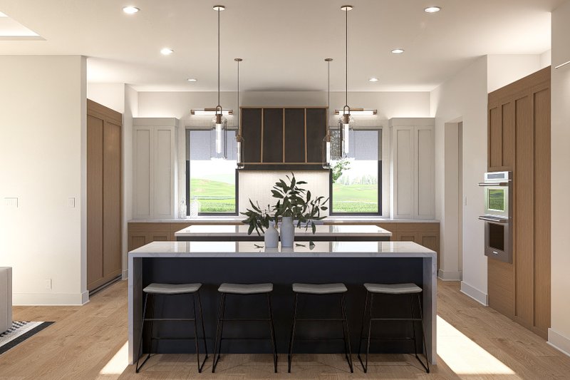 House Plan Design - Interior - Kitchen for Modern House Plan #455-351 - 4 bed, 3.5 bath