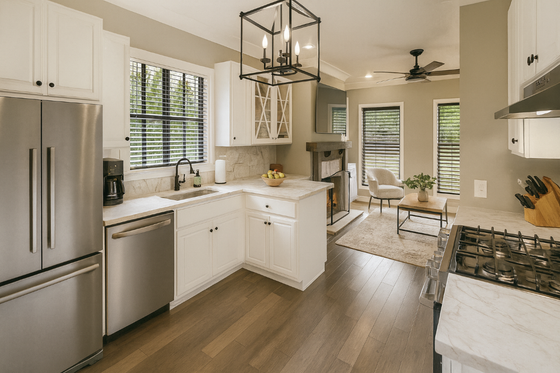 Interior - Kitchen for Barndominium House Plan #44-222 - 2 bed, 1 bath