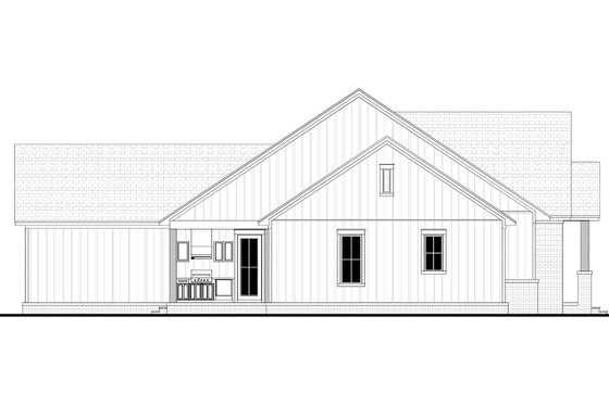 Exterior - Other Elevation for Farmhouse House Plan #430-402 - 3 bed, 2.5 bath